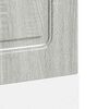 vidaXL Panneau de lave-vaisselle Kalmar sonoma gris 60x1,5x67 cm