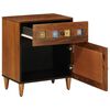 vidaXL Cabinet de chevet Marron 50 x 33 x 60 cm Bois de mangue massif