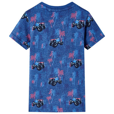 T-shirt pour enfants mélange bleu foncé 92