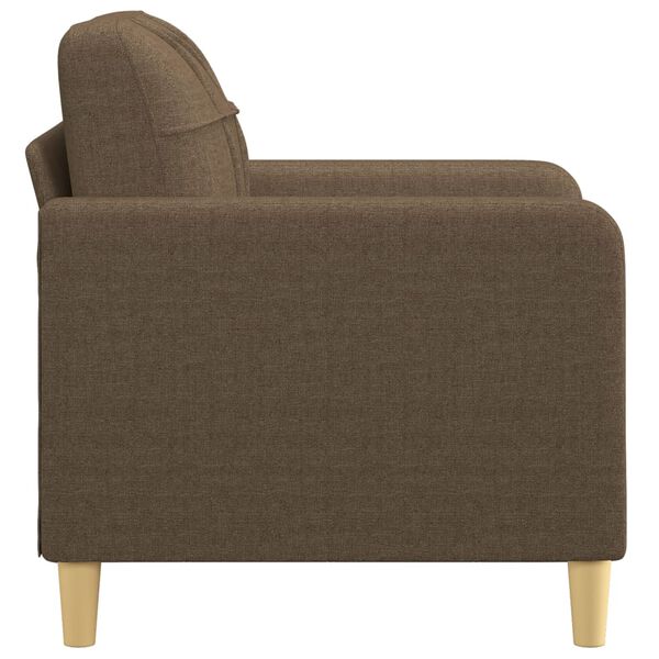 vidaXL Fauteuil Marron 60 cm Tissu