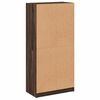 vidaXL Buffet haut avec portes ch&ecirc;ne marron bois d'ing&eacute;nierie