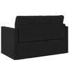 vidaXL Canap&eacute;-Lit 110cm Noir Velours