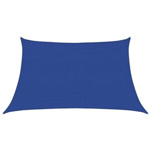 vidaXL Voile d'ombrage 160 g/m&sup2; Bleu 3/4x2 m PEHD