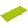 vidaXL Chaises inclinables de jardin et coussins lot de 4 Teck solide