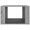 vidaXL Table de chevet Sonoma gris 57x55x36 cm Bois d'ing&eacute;nierie