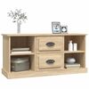 vidaXL Meuble TV chêne sonoma 99,5x35,5x48 cm bois d'ingénierie