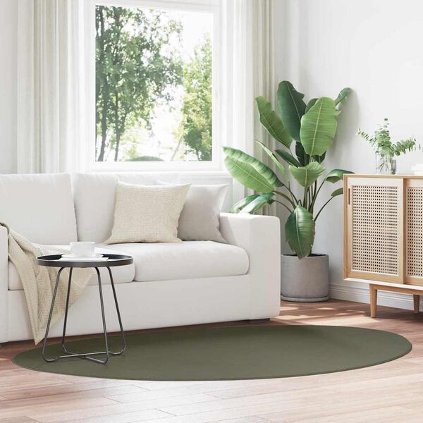 vidaXL Tapis HUARTE Vert for&ecirc;t 140 x 200 cm Polyester