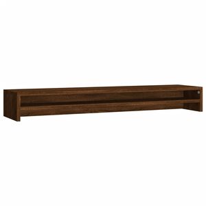 vidaXL Support de moniteur Chêne marron 100x24x13 cm Bois d'ingénierie