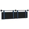 vidaXL T&ecirc;te de lit suspendue Montage mural Bleu 170 x 55 x 5 cm tissu