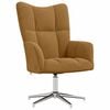 vidaXL Chaise de relaxation Marron Velours