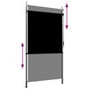 vidaXL Store roulant d'ext&eacute;rieur 120 x 270 cm Anthracite