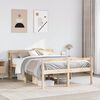 vidaXL Lit pour personne &acirc;g&eacute;e avec t&ecirc;te de lit sans matelas 140x190 cm
