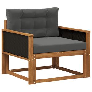 vidaXL Sofa de milieu ext&eacute;rieur Bois d'Acacia Massif Naturel
