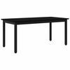 vidaXL Table basse Ch&ecirc;ne noir 100 x 50 x 45 cm Bois d'ing&eacute;nierie