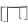 vidaXL Bureau d'ordinateur Noir et ch&ecirc;ne 120x60x70 cm
