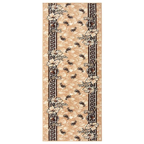 vidaXL Tapis BCF Beige 100x300 cm