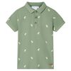 Polo pour enfants kaki 140