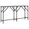 vidaXL Table console sonoma gris 140x29x75 cm bois d'ing&eacute;nierie