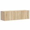 vidaXL Ensemble de meubles TV 3 pcs Chêne sonoma Bois d'ingénierie