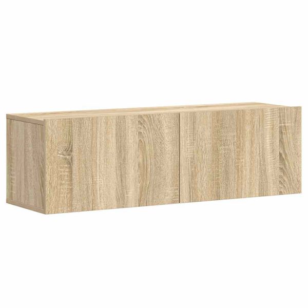 vidaXL Ensemble de meubles TV 3 pcs Chêne sonoma Bois d'ingénierie