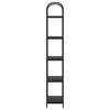 vidaXL &Eacute;tag&egrave;re Ch&ecirc;ne noir 60 x 30 x 183 cm Bois d'ing&eacute;nierie