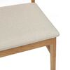 vidaXL Chaise de salle &agrave; manger 2 pcs Naturel et clair