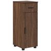 vidaXL Ensemble de mobilier de salle de bain 5 pcs Ch&ecirc;ne brun