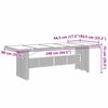 vidaXL Ensemble de salle &agrave; manger pour jardin 9 pcs Noir polyrotin