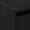 vidaXL Cabinet &agrave; chaussures avec &eacute;tag&egrave;re Ch&ecirc;ne noir 80 x 21 x 125,5 cm