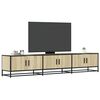 vidaXL Meuble TV ch&ecirc;ne sonoma 210x35x41 cm bois d'ing&eacute;nierie
