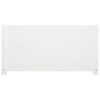vidaXL Lit de jour sans matelas blanc 75x190 cm bois de pin massif