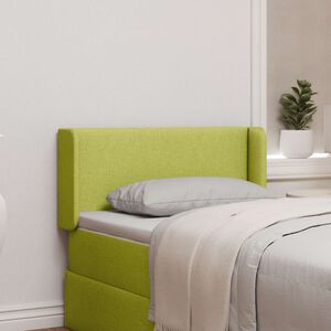 vidaXL Oreille de t&ecirc;te de lit Vert tissu