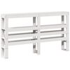 vidaXL Cadre de lit sans matelas blanc 120x200 cm bois de pin massif