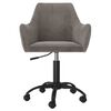vidaXL Chaises pivotantes &agrave; manger lot de 2 gris clair velours