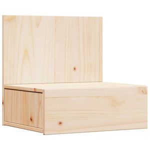 vidaXL Table de chevet Marron 42 x 32,5 x 40 cm Bois massif en pin