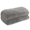 vidaXL Couverture lest&eacute;e avec housse Gris 135x200 cm 10 kg Tissu