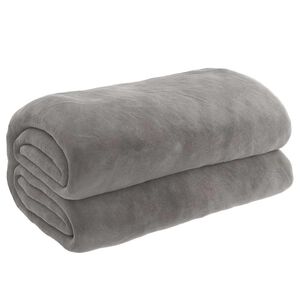vidaXL Couverture lest&eacute;e avec housse Gris 120x180 cm 5 kg Tissu