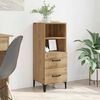 vidaXL Buffet ch&ecirc;ne artisanal 34 x 34,5 x 90 cm Bois d'ing&eacute;nierie