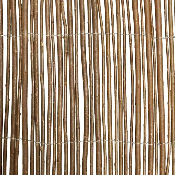 vidaXL Cl&ocirc;ture en saule Naturel 120 x 300 cm Saule
