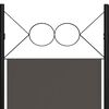 vidaXL Cloison de séparation 5 panneaux Anthracite 200x180 cm