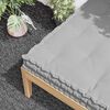 vidaXL Coussin de plancher de palette Coton 120x80x10 cm Gris