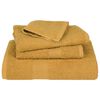 vidaXL Serviettes de toilette FROGN 2 pi&egrave;ces Or 30x30 cm 360 g/m&sup2;