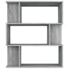 vidaXL Biblioth&egrave;que/Cloison Sonoma gris 80x24x96 cm Bois d'ing&eacute;nierie
