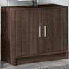 vidaXL Armoire d'&eacute;vier ch&ecirc;ne marron 63x29x55 cm bois d'ing&eacute;nierie
