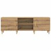 vidaXL Meuble TV ch&ecirc;ne artisanal 150 x 30 x 50 cm Bois d'ing&eacute;nierie