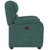 vidaXL Fauteuil inclinable Vert foncé Tissu