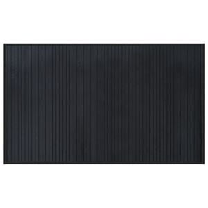 vidaXL Tapis rectangulaire noir 60x100 cm bambou