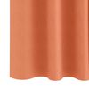vidaXL Rideaux occultants avec anneaux 2 pcs Couleur terre cuite