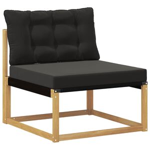vidaXL Sofa de milieu ext&eacute;rieur Blanc 79 x 83 x 73 cm acier