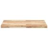 vidaXL Dessus de bureau non trait&eacute; 80x60x4 cm bois d'acacia massif